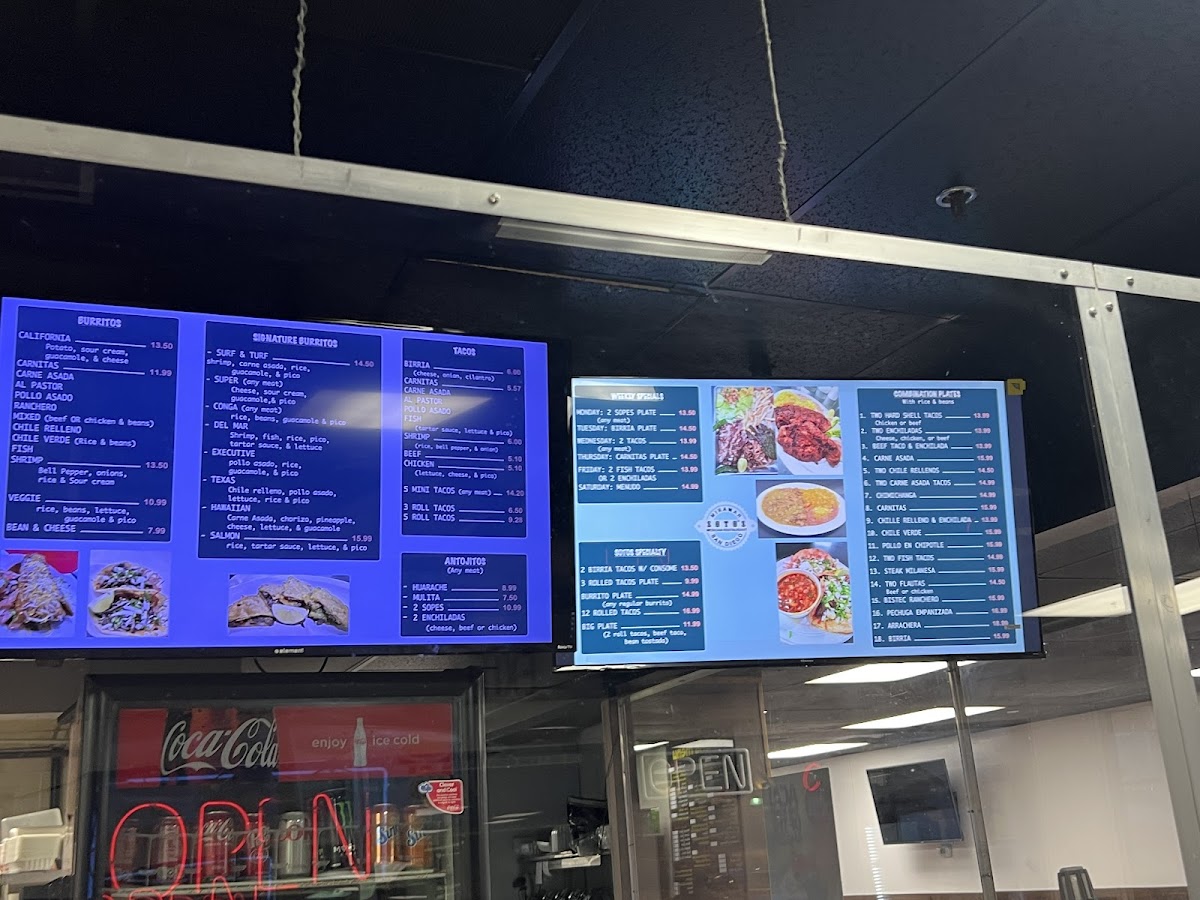 Sotos Mexican Food Menu - Image 6